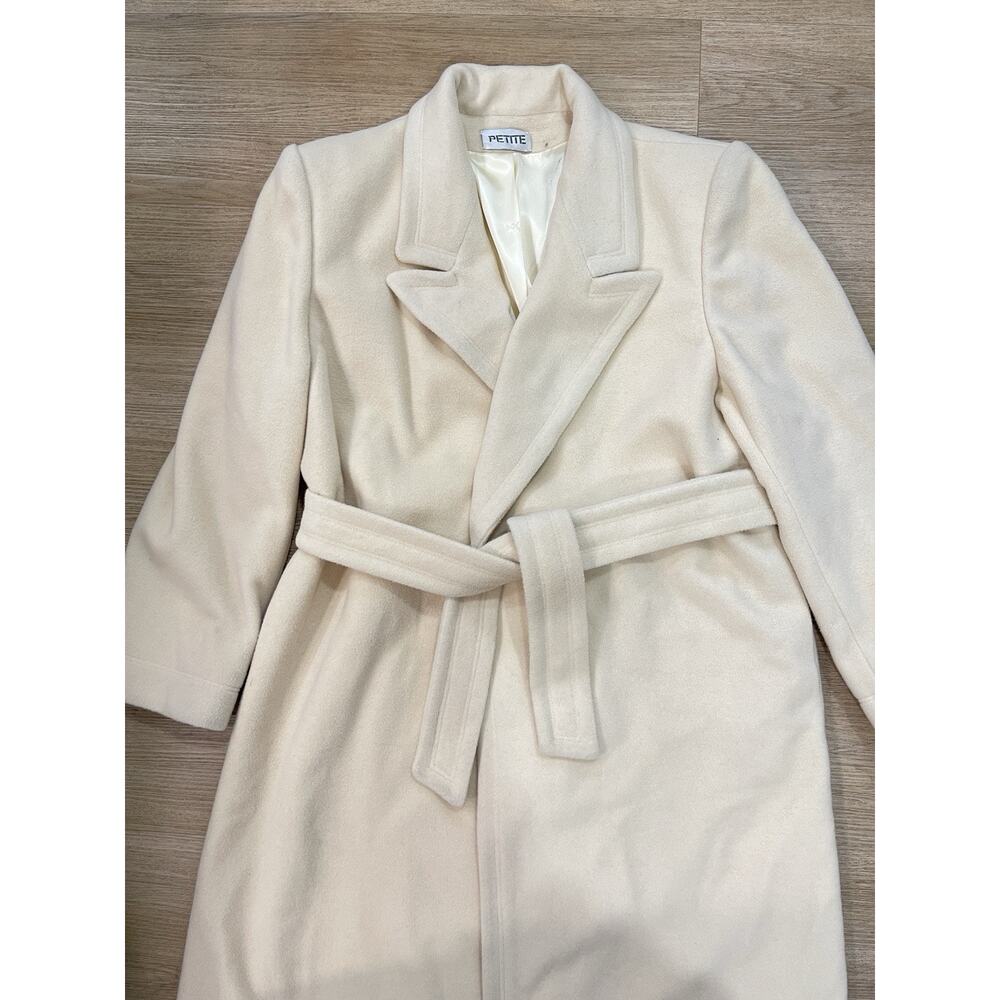 Vintage Regal Cashmere Coat Beige Size 14